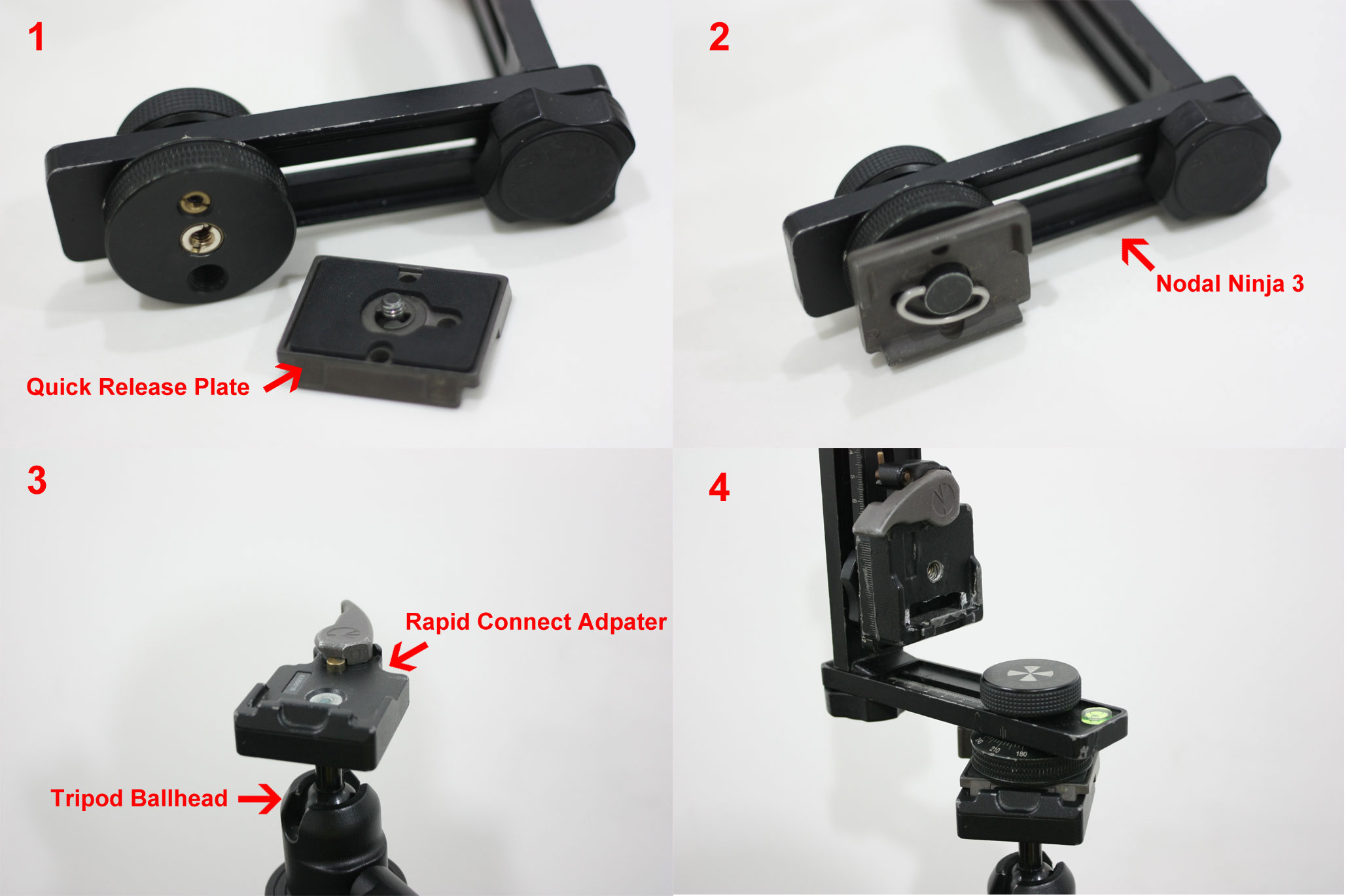Manfrotto Rapid Connect Adapter and Nodal Ninja 3