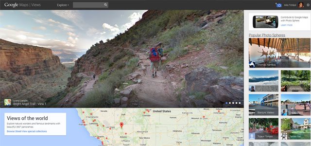 viewing google photosphere